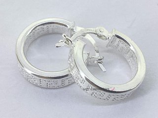 argollas plata 925mm