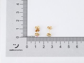 pendientes oro 18k con piedra con circonita