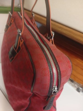Bolso Loewe Rojo y Marrón