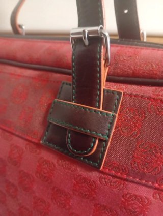 Bolso Loewe Rojo y Marrón