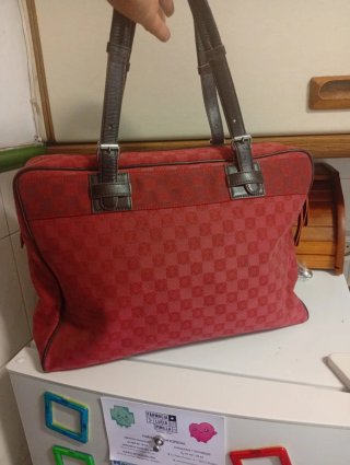 Bolso Loewe Rojo y Marrón