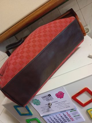Bolso Loewe Rojo y Marrón