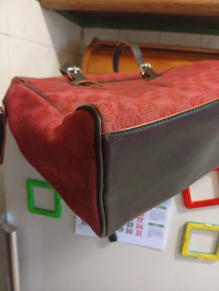 Bolso Loewe Rojo y Marrón