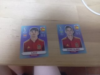 Gavi y Dani Olmo Mundial 2022 Pack: 4'15€ las 2