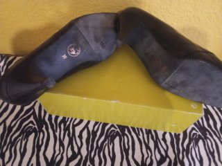Zapatos de tacón negros para mujer