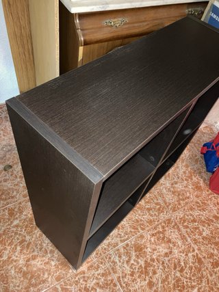 Estantería modular marrón, vengué.