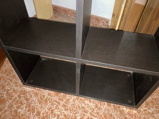 Estantería modular marrón, vengué.