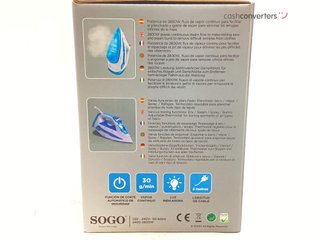 plancha vapor sogo ss-6330