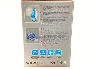 plancha vapor sogo ss-6330