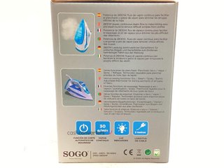 plancha vapor sogo ss-6330