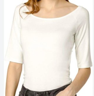 Camiseta Mango cuello barco Talla M