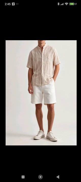 Camisa de hombre a rayas