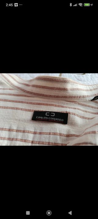 Camisa de hombre a rayas
