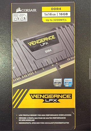 Memoria RAM Corsair DDR4 16GB Vengeance LPX