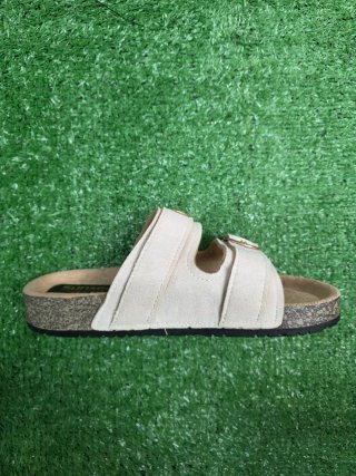 Sandalias Sunsea Beige con Hebillas Doradas