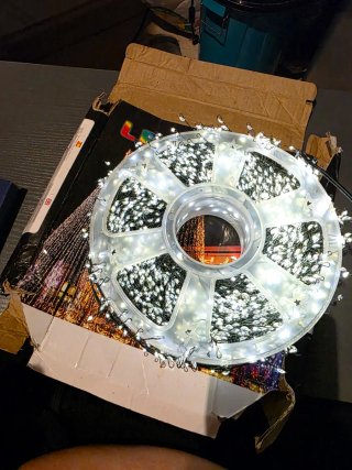 Guirnalda LED 75m 2000 Luces Blanca/Multicolor