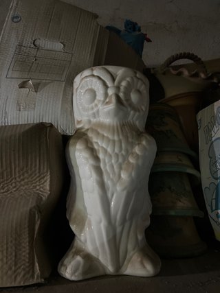 Figura Búho Cerámica Decorativa