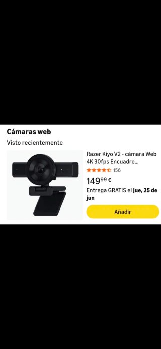 Cámara Web Razer Kiyo V2