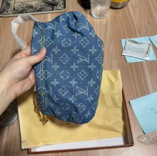 Borsa Louis Vuitton Denim Blu