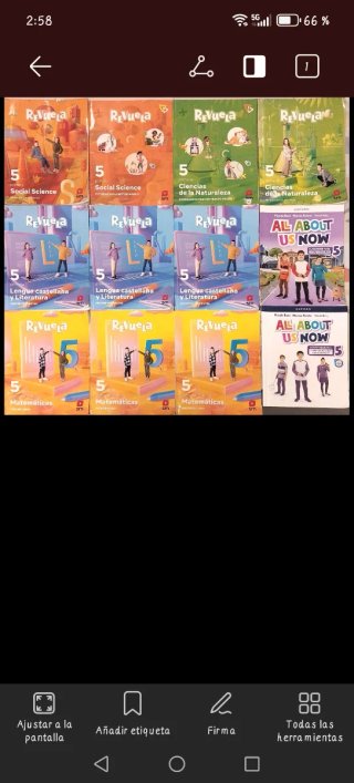 Libros texto SM REVUELTA 5° PRIMARIA