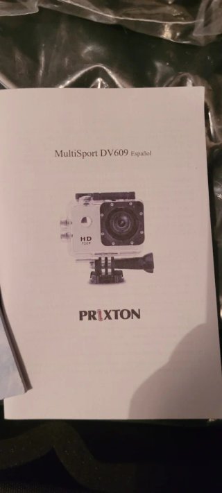 Cámara de acción Prixton con accesorios