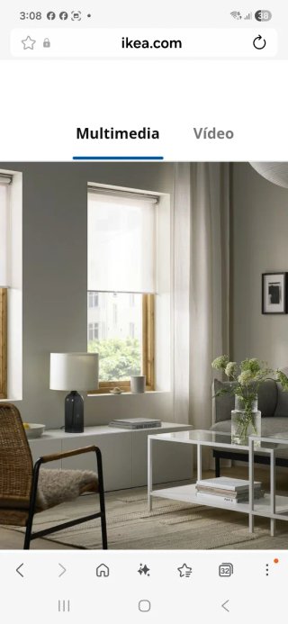 Estor Ikea 195x100 cm Blanco