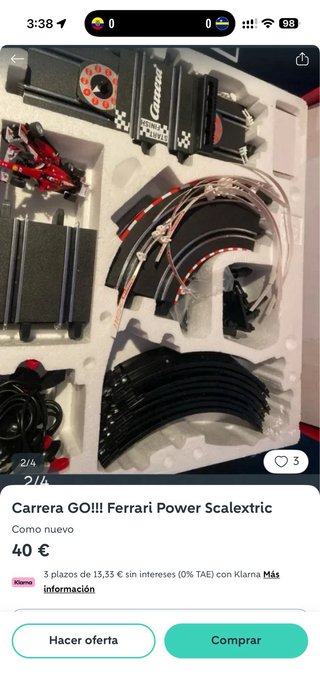 Scalextric Carrera Go Ferrari Champions