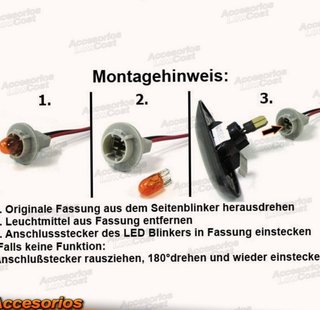 INTERMITENTES LATERALES LED PARA BMW E46 E60 E90