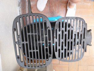 Mini Barbacoa de Metal Negra venta en persona