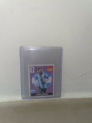 Cromos Panini Messi Extra Sticker Morado