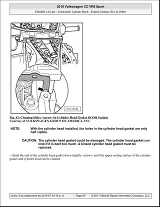 Manual Taller VW CC 3.6 VR6 2010