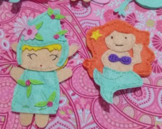 8 marionetas de dedo hechas a mano