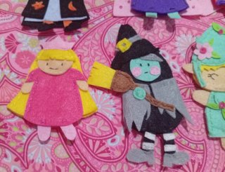 8 marionetas de dedo hechas a mano