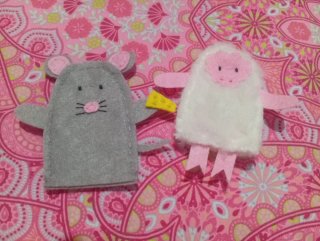 12 Marionetas de Dedo Hechas a Mano