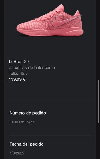 Nike Lebron XX Talla 45.5 Pink Diamond