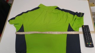 Camiseta Salewa verde y gris tecnica