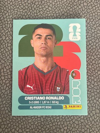 Cromos Mundial Panini CRISTIANO 2026