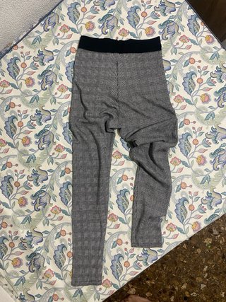 Pantalón cuadros cintura elástica