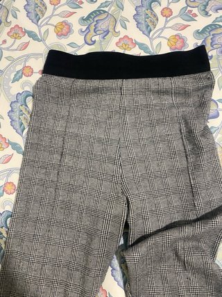 Pantalón cuadros cintura elástica