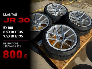 Llantas JR30 18” usadas