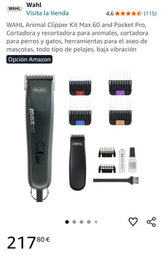Wahl perro NUEVA