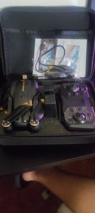 Dron i6 Negro y Amarillo ,
