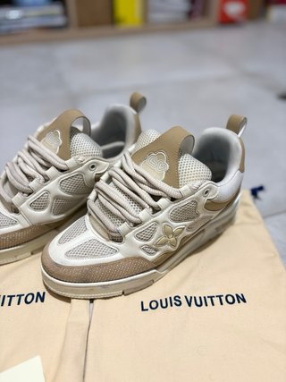 Scarpe Louis Vuitton Skate Beige/Bianche Tg. 42