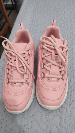 Zapatillas Fila rosas talla 35