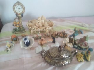 Lote figuras cerámica y porcelana