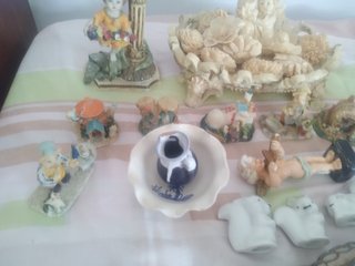 Lote figuras cerámica y porcelana