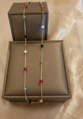 Gargantilla chapada en oro 18k