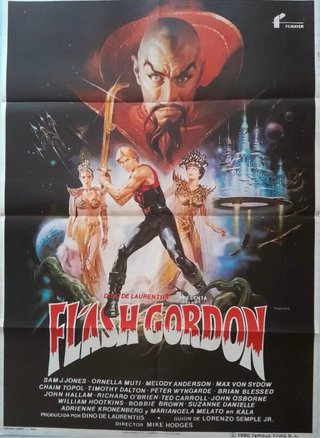 Cartel Cine Flash Gordon 1980
