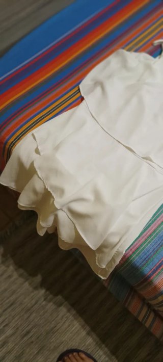 Vestito pantalone elegante Fly Girl bianco