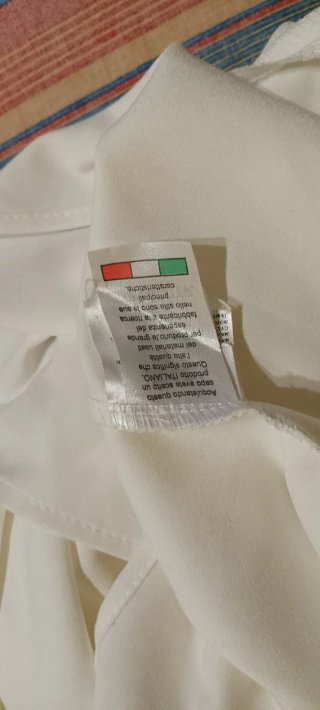 Vestito pantalone elegante Fly Girl bianco